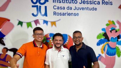 Claudio Cunha prestigia inauguração do Instituto Jéssica Reis em Rosário
