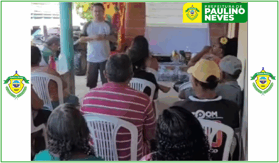 Prefeitura de Paulino Neves, através da Secretaria de Meio Ambiente e de Turismo, realizam curso de turismo e protagonismo comunitário
