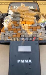 Operação policial em Imperatriz apreende mais de 70 kg de drogas e prende quatro pessoas