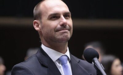 Eduardo Bolsonaro ameaça sanções contra Congresso e STF