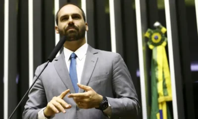 Eduardo Bolsonaro comemora novas sanções dos Estados Unidos contra o Brasil