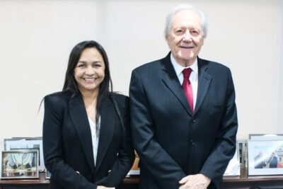 Eliziane reforça proteção às mulheres em encontro com Lewandowski