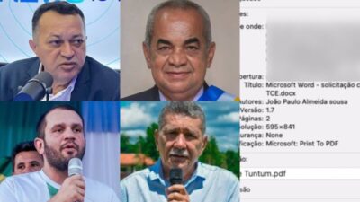 Metadados confirmam que uma única pessoa elaborou documentos de empréstimos de quatro prefeituras do Maranhão