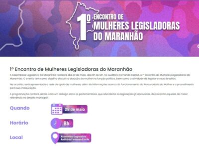 1º Encontro de Mulheres Legisladoras do Maranhão