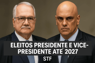 STF elege Edson Fachin presidente e Alexandre de Moraes vice até 2027