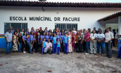 Alcântara-MA: Prefeito Nivaldo Araújo entrega escola reformada e equipada no povoado Santa Maria