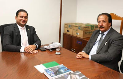 Neto Carvalho Líder Político é recebido pelo Senador Weverton…