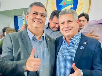 Prefeito da cidade de Icatu, Walace Azevedo, parabeniza Flávio Dino pela sua indicação
