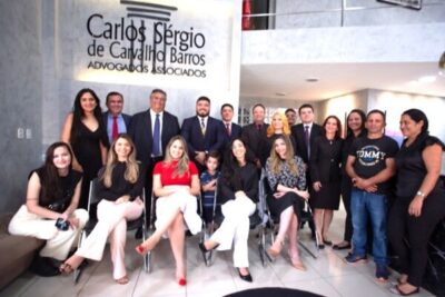 Escritório do advogado Carlos Sérgio recebe a visita do Ministro da Justiça, Flávio Dino