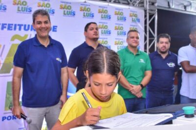 Prefeitura de São Luís inicia requalificação de praça e quadra poliesportiva na Vila Esperança