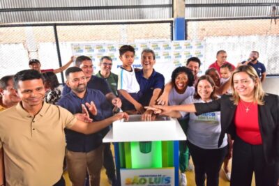 Prefeitura de São Luís inicia reforma completa da quadra da UEB Rubem Teixeira Goulart