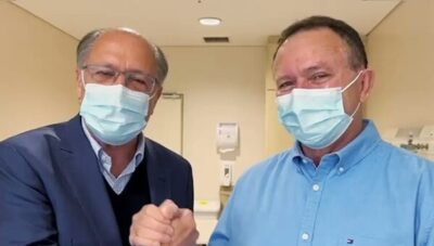 Geraldo Alckmin visita Carlos Brandão em São Paulo