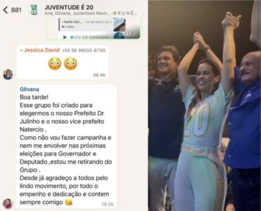 Esposa do prefeito Dr. Julinho abandona o marido e declara apoio ao cunhado Natércio Santos