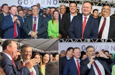 Governador Brandão (PSB) e o ministro Flávio Dino (PSB, enterram os rumores plantado de um infundado rompimento