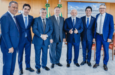 Carlos Brandão prestigia a nomeação dos novos ministros André Fufuca, Silvio Costa Filho e Márcio França