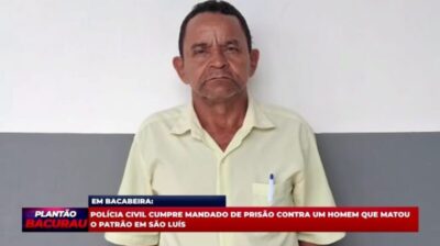Polícia prende em Bacabeira homem condenado por matar o patrão em 1997 em São Luís