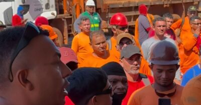 Greve paralisa obra da ponte entre Maranhão e Tocantins