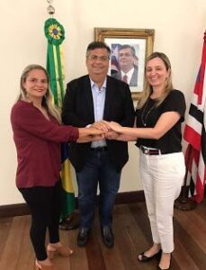 Flávio Dino, Gardênia Sabóia e Neta Machado, formam chapa de…