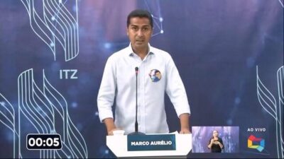 Marco Aurélio se destaca em debate com discurso propositivo e firmeza nas propostas para Imperatriz.