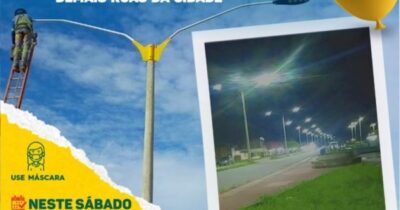 Prefeito Toca Serra inagura neste sábado Iluminação Pública de…