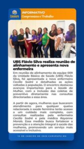 Cururupu: UBS Flávio Silva realiza reunião de alinhamento e apresenta nova enfermeira