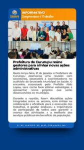 Prefeitura de Cururupu reúne gestores para assinar novas ações administrativas