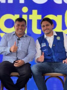 Deputado Ivan Júnior participa do lançamento da Carreta Digital ao lado do ministro Juscelino Filho