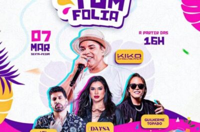 Tuntum Folia: Prefeito Fernando Pessoa promove grande festa nesta noite