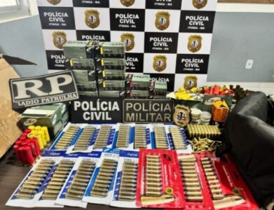 PCMA estoura ponto de venda clandestina de munições e prende dono do estabelecimento em Itinga