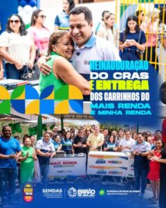 Prefeito Gleydson Resende e Orleans Brandão realizam entregas e anunciam novos projetos para Barão de Grajaú