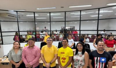 Gabriel de Sousa assume presidência do PSB de Timon em Convenção no Plenário da Câmara Municipal