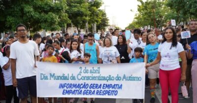 Prefeitura de Timon participa da Caminhada em alusão ao Dia da Conscientização do Autismo
