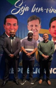 Vereadores Hygo Contador, Junão e Marcelo Pires participaram de evento do Republicanos em São Luís