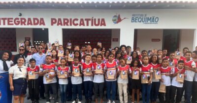 Prefeitura de Bequimão entrega reforma da Escola Municipal de PARICATÍUA