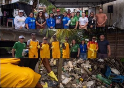 Antonio Garcez realiza mutirão de limpeza no mangue da Liberdade em parceria com a Secretaria de Meio Ambiente
