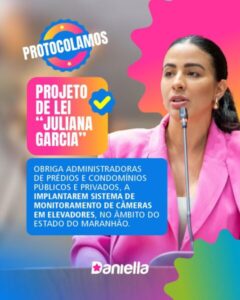 Combate ao crime contra mulheres: Daniella protocola PL para obrigar monitoramento de elevadores
