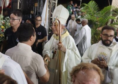 Prefeito André da RalpNet participa do encerramento do festejo do Padroeiro de Pinheiro, Santo Inácio de Loyola