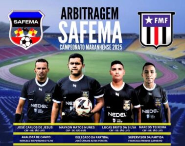 APOIO DECISIVO: Presidente da FMF garante uniformes para árbitros com apoio da empresa NEDEL