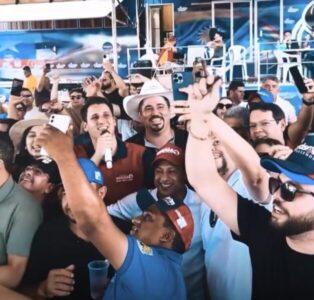 Orleans Brandão acerta o tom: vídeo na vaquejada viraliza e já é cotado como hit da campanha