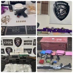 Relatório semestral da Superintendência Estadual de Repressão ao Narcotráfico tem expressivo aumento de apreensões de drogas e armas de fogo no ano de 2025