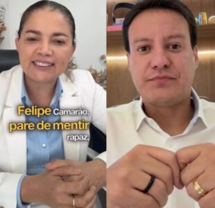 “Para de falar mentira, você é uma vergonha para o Maranhão”, diz Mical Damasceno sobre Felipe Camarão