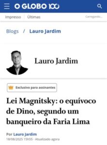 Ditatoga: Dino mudou seu foco, deixou Bolsonaro e Brandão, agora é o Trump…