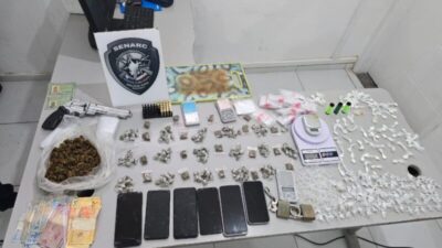 Senarc prende mulher por tráfico de drogas e cumpre mandado de prisão contra homem em São Luís