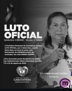 Blog da Mônica confirma: Primeira-dama de Carutapera morre em grave acidente na MA-101; cidade decreta luto oficial