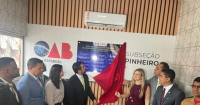 Presidentes Caio e Gracilândia fazem entrega da sua nova sede da OAB Subseção de Pinheiro