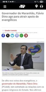 Eliziane Gama ignora por completo pastor da Assembléia de Deus enquanto sua igreja está sendo tratada preconceituosamente???