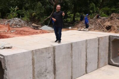 Saúde, educação, esporte e infraestrutura marcam o final de semana de Fred Campos em Paço do Lumiar.