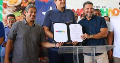 *Deputado Osmar Filho participa da entrega do Programa Maranhão Livre da Fome em Morros*