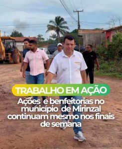 Prefeitura de Mirinzal realiza vistoria em obras de melhoria no abastecimento de água