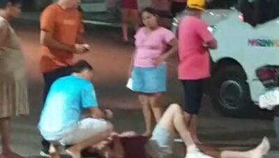 Colisão entre duas motos deixa duas pessoas feridas em Pedreiras